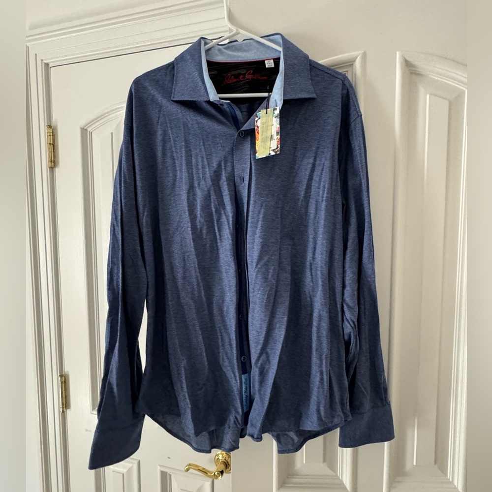 Robert Graham blue button down